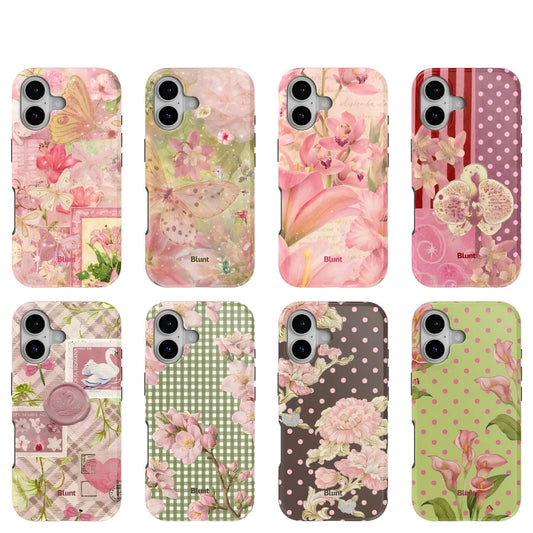 Clmj Pink Garden iPhone Case