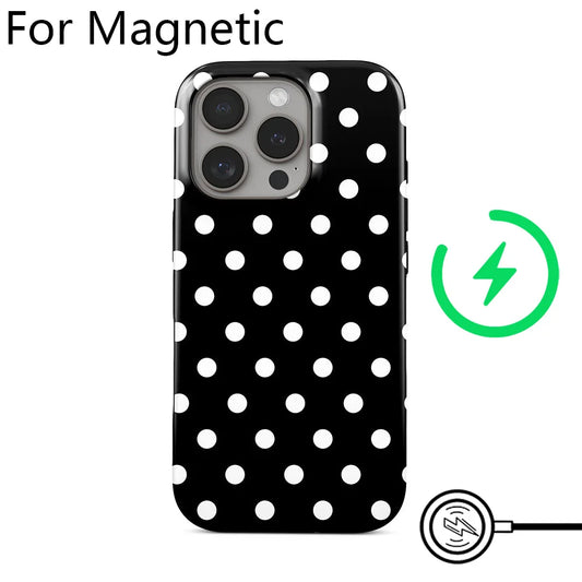 Y2K Small Polka Dots iPhone Case