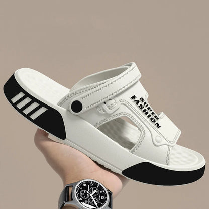 Men's Platform Slides Sandals – EVA Soft Sole, Indoor & Outdoor