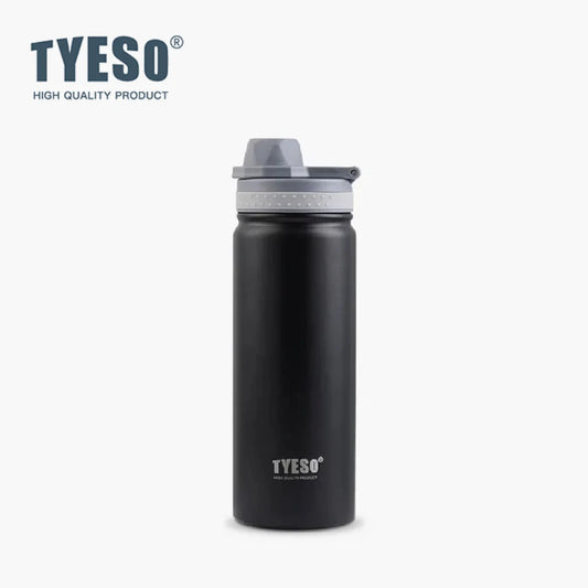 TYESO 25oz Vacuum Insulated Sports Water Bottle 750ml Stainless Steel
