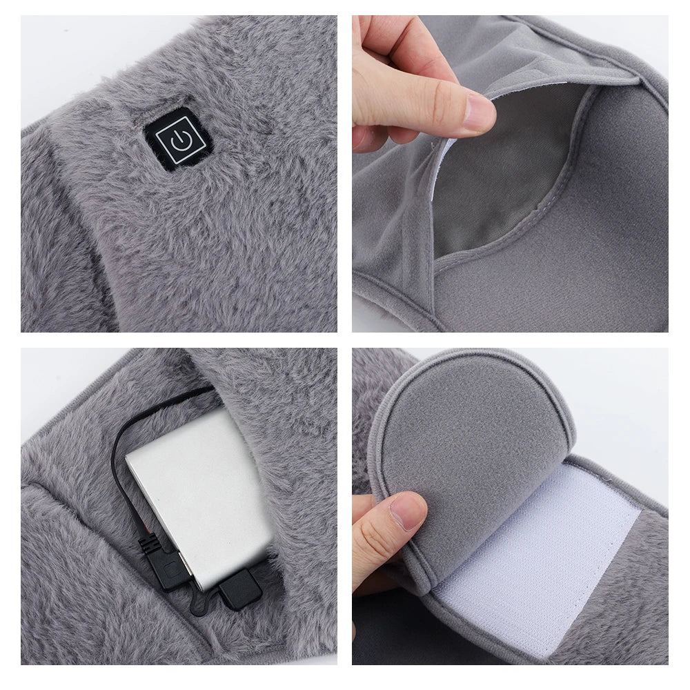 Electric Heating Waist Belt – USB Heated Pad for Back & Abdomen