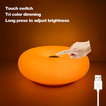 Donut Ambient Light – USB Touch Dimmable RGB Table Lamp