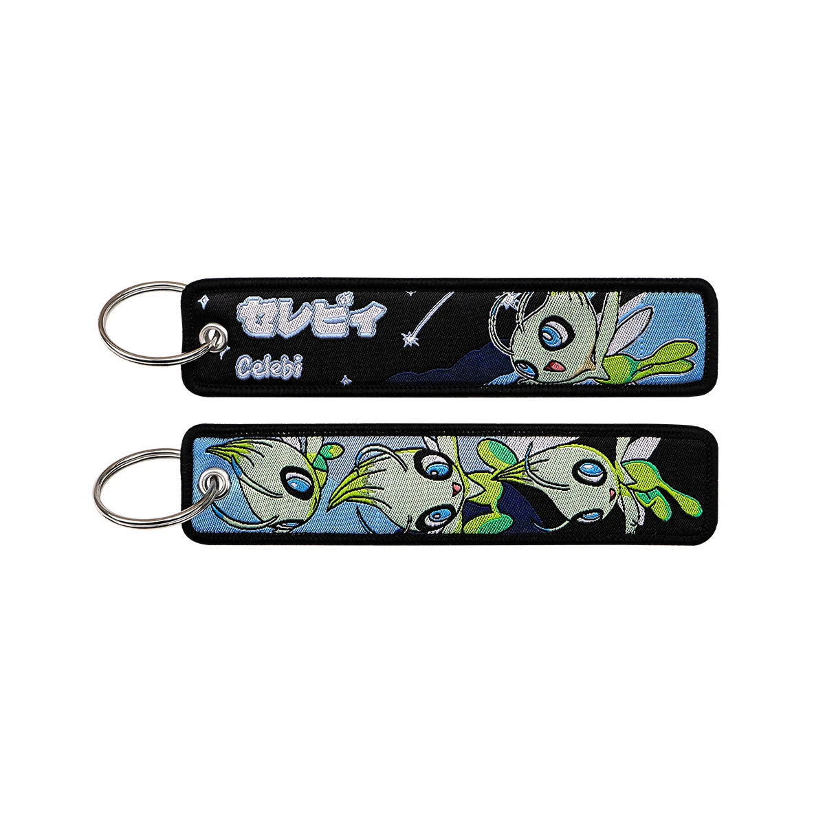 Anime Embroidered Keychain – Jet Tag Key Ring for Bags & Cars