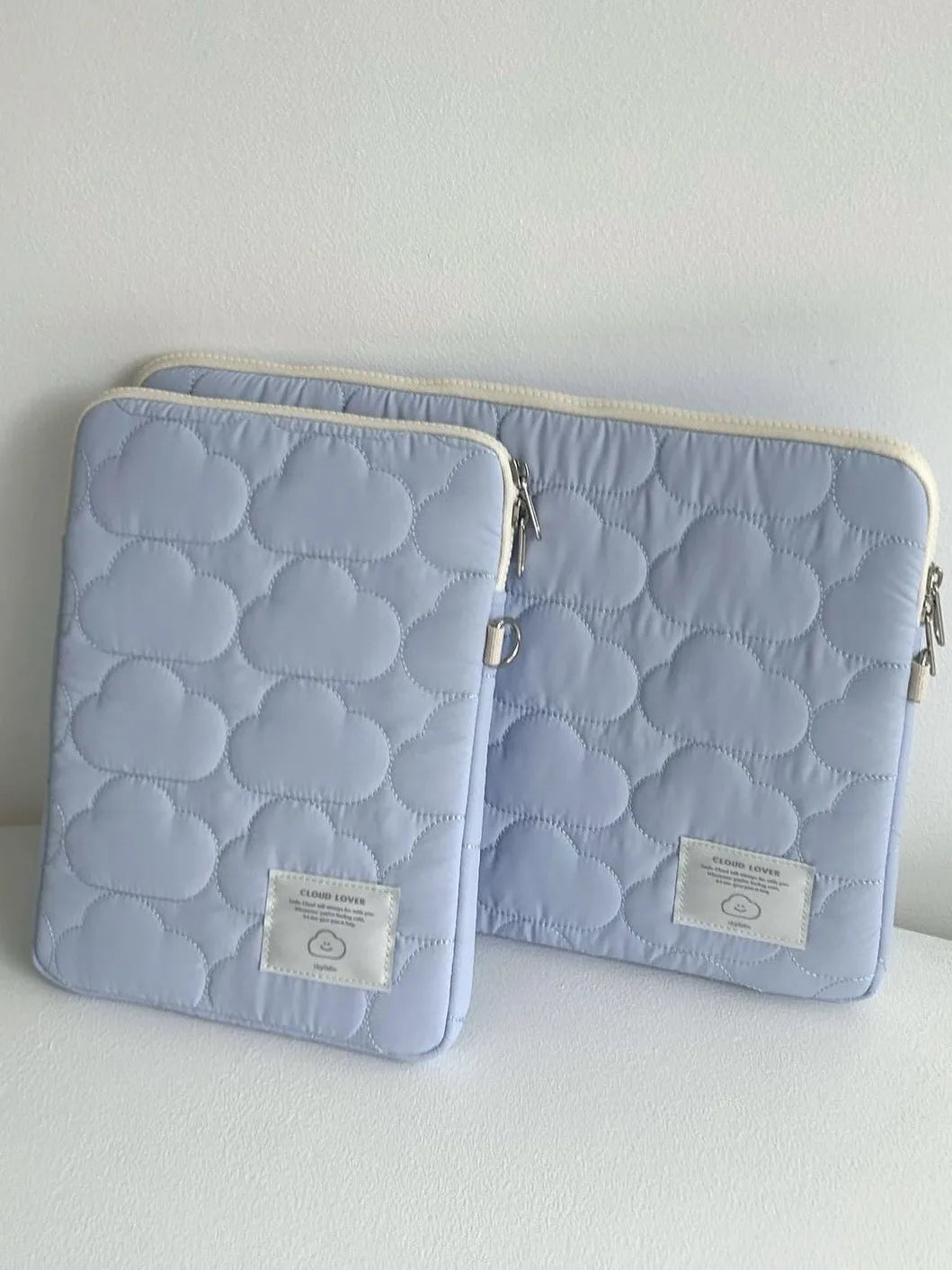 Quilted Tablet Sleeve Bag – Shockproof Pouch for iPad, Samsung, Laptop 9.7–15.6"