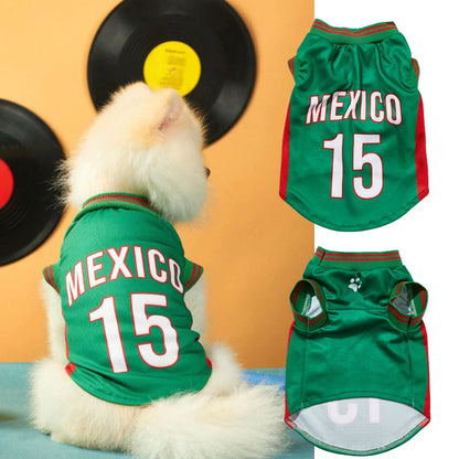 Dog Basketball Jersey – Breathable Mesh Sports Shirt for Dogs