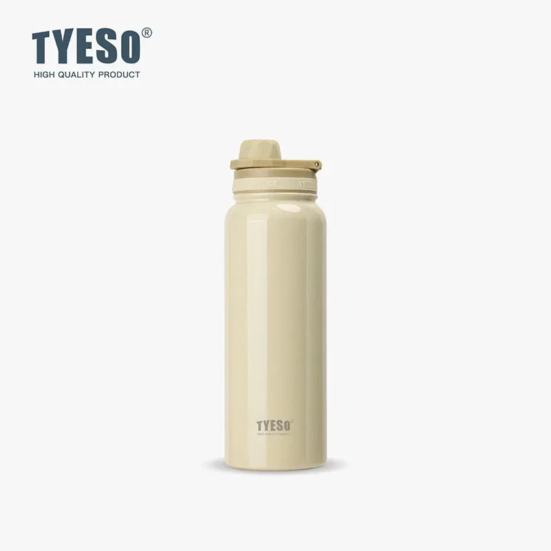 TYESO Insulated Water Bottle – Stainless Steel Vacuum Flask for Sports & Travel