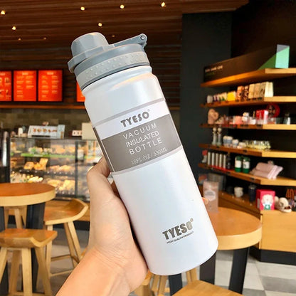 TYESO Vacuum Insulated Bottle 750ml Stainless Steel Travel Thermos