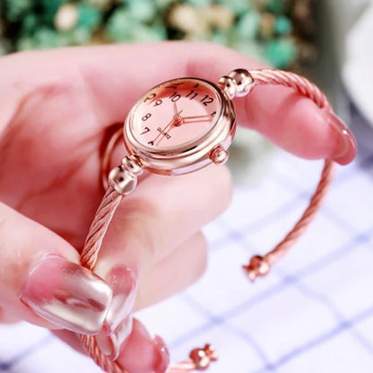 Women's Bangle Bracelet Watch – Retro Luxury Quartz