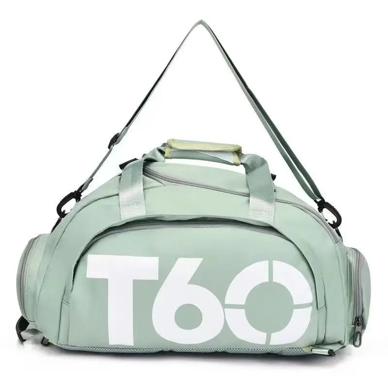 T60 Sports Gym Bag with Dry Wet Separation – Large Capacity