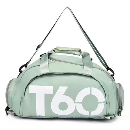 T60 Sports Gym Bag with Dry Wet Separation – Large Capacity