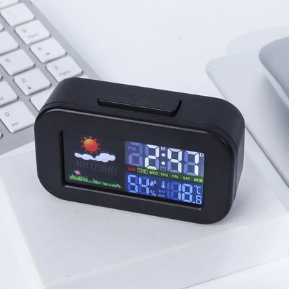 Digital Weather Station Clock with Color Display