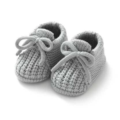 Baby Knit Booties – Soft Sole Anti-Slip First Walker Shoes 0-18M