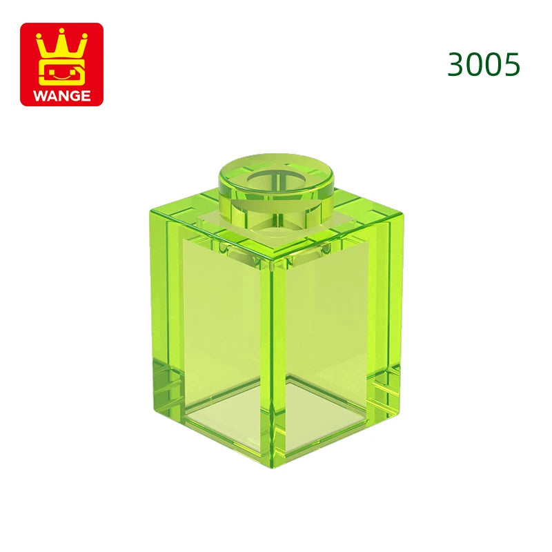 Wange 3005 1x1 Basic Brick MOC Parts – 232pcs Bulk Pack