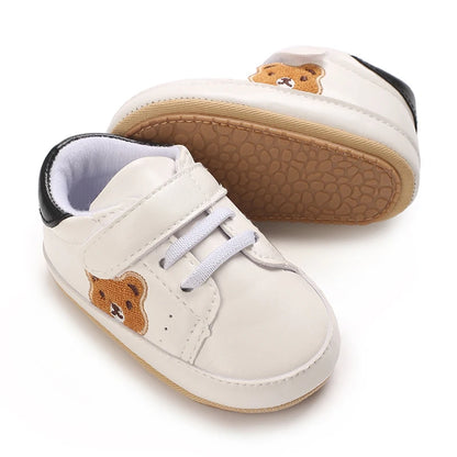Baby Bear Sneakers – Soft Sole First Walker Shoes 0-18 Months