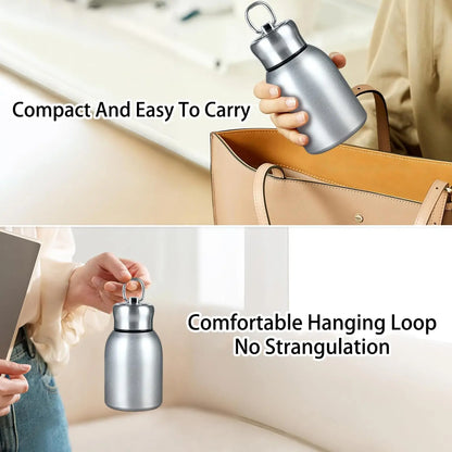 Mini Vacuum Insulated Water Bottle 10oz – Stainless Steel Travel Thermos