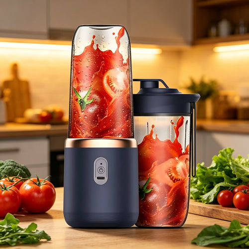Portable USB Blender 400ml – Electric Travel Juicer with Extra Cup