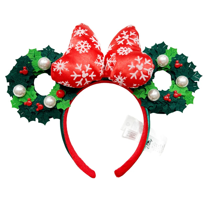 Disney Minnie Mouse Ears Headband – Sequin Bow Princess & Villain Styles