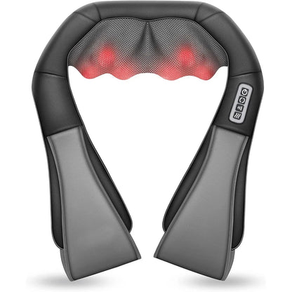 Shiatsu Neck & Shoulder Massager with Heat – U-Shape Deep Kneading