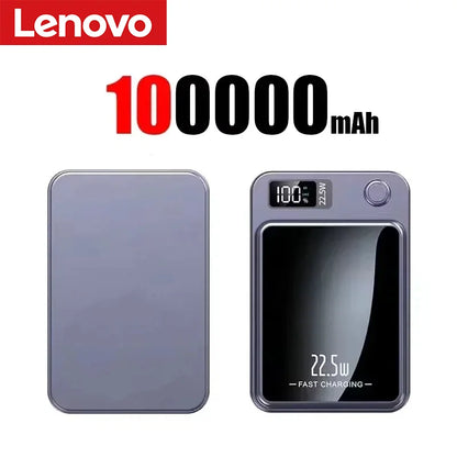 Lenovo Magnetic Wireless Power Bank 22.5W Fast Charging 50000–200000mAh