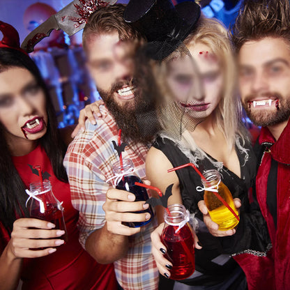 Vampire Fangs Halloween Costume Teeth with Adhesive Glue