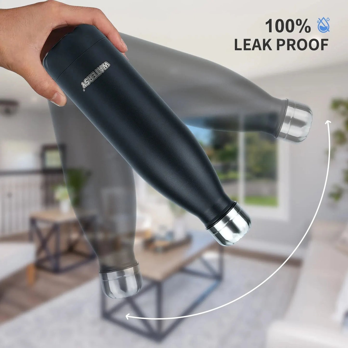 Insulated Water Bottle 500ml – Double Wall Stainless Steel Vacuum Flask