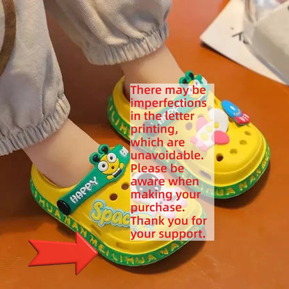 Kids Cartoon Clog Sandals – Anti-Slip Soft Sole for Boys & Girls