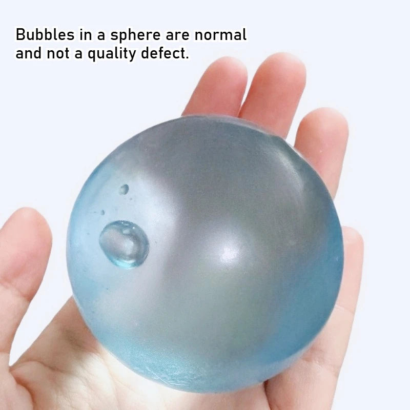 Mochi Squishy Stress Relief Ball – Soft Transparent Fidget Toy