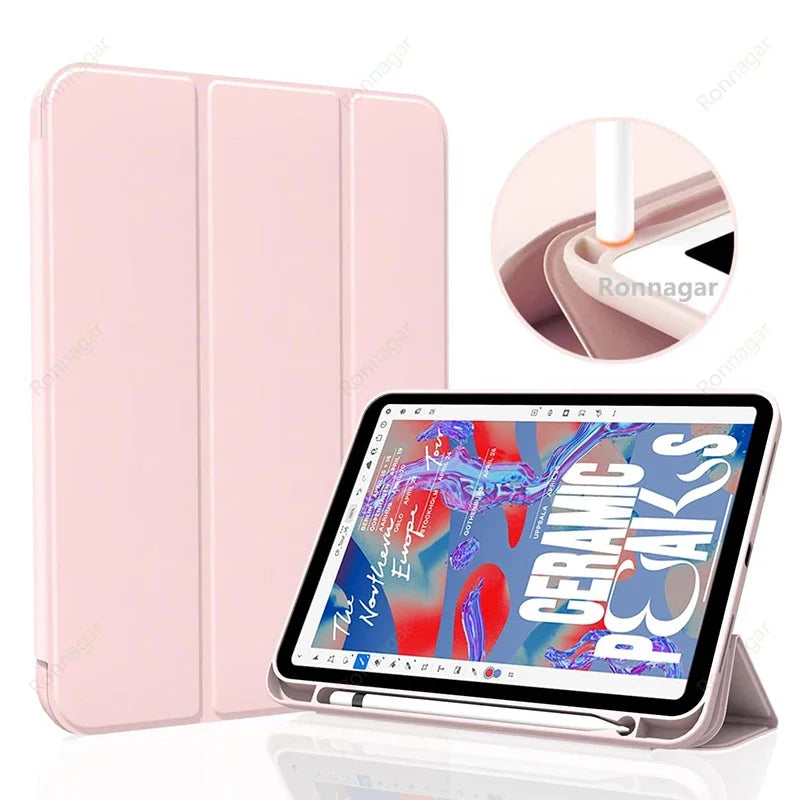 iPad Case with Pencil Slot – Slim Folio Smart Cover