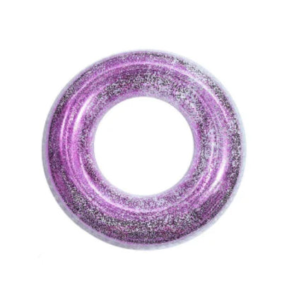 Transparent Glitter Pool Foats Swimming Ring Adult Children Inflatable Tube Giant Float Boys Girl