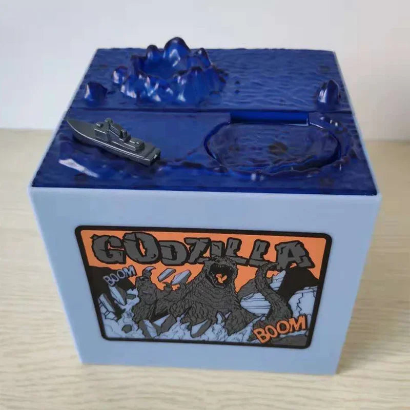 Godzilla Piggy Bank – Kids & Adults Coin Money Box