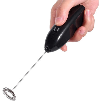 Handheld Electric Milk Frother – Mini Coffee Whisk & Egg Beater