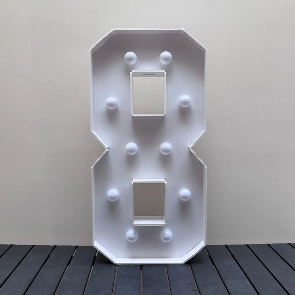 Light-Up Marquee Number 0-9 | 28.7" LED Party Decoration