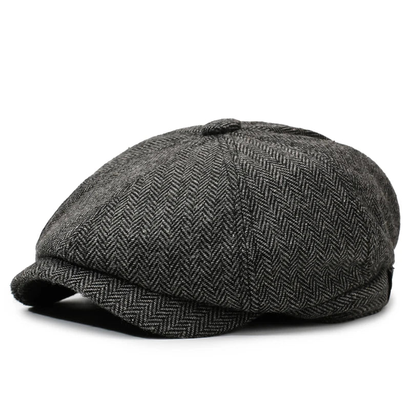 Newsboy Cap – Unisex Retro Cotton Beret for Travel & Casual Wear