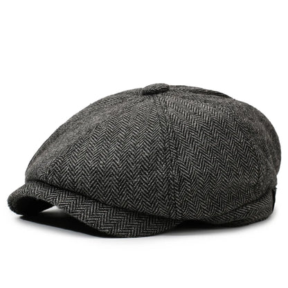 Newsboy Cap – Unisex Retro Cotton Beret for Travel & Casual Wear