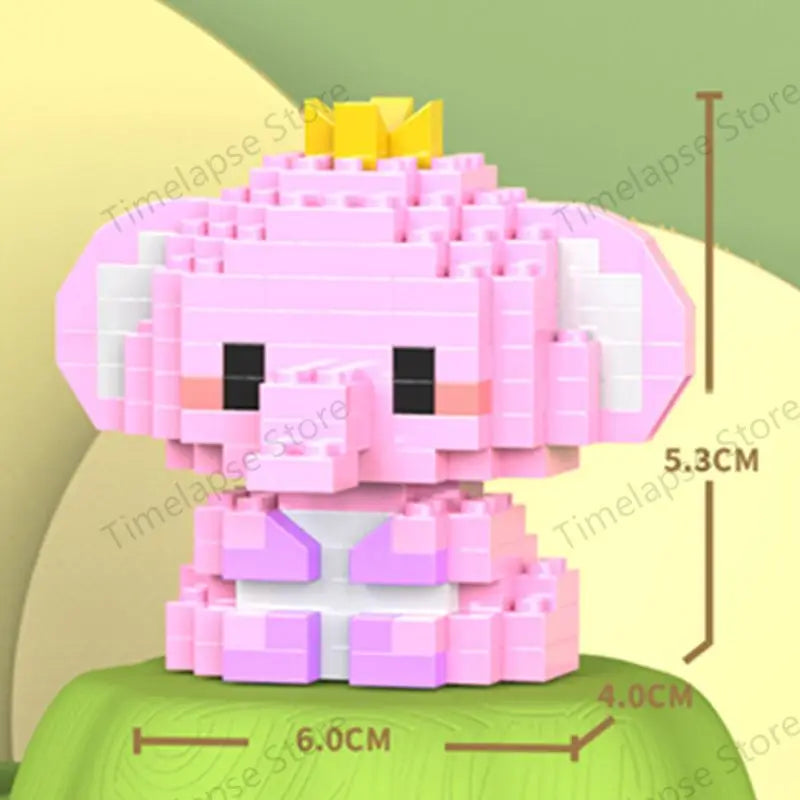 Cute Animal Mini Building Blocks Kit – DIY Micro Brick Figures for Girls