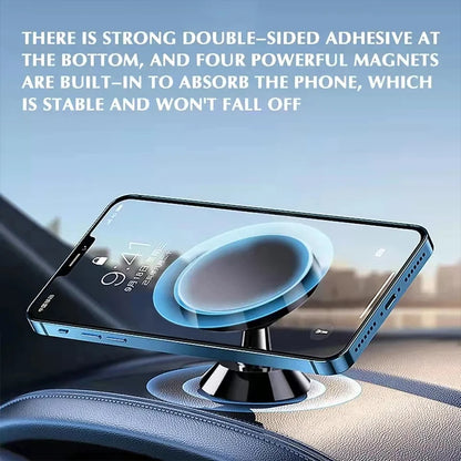 Magnetic Car Phone Holder Universal Dashboard Mount for iPhone & Samsung