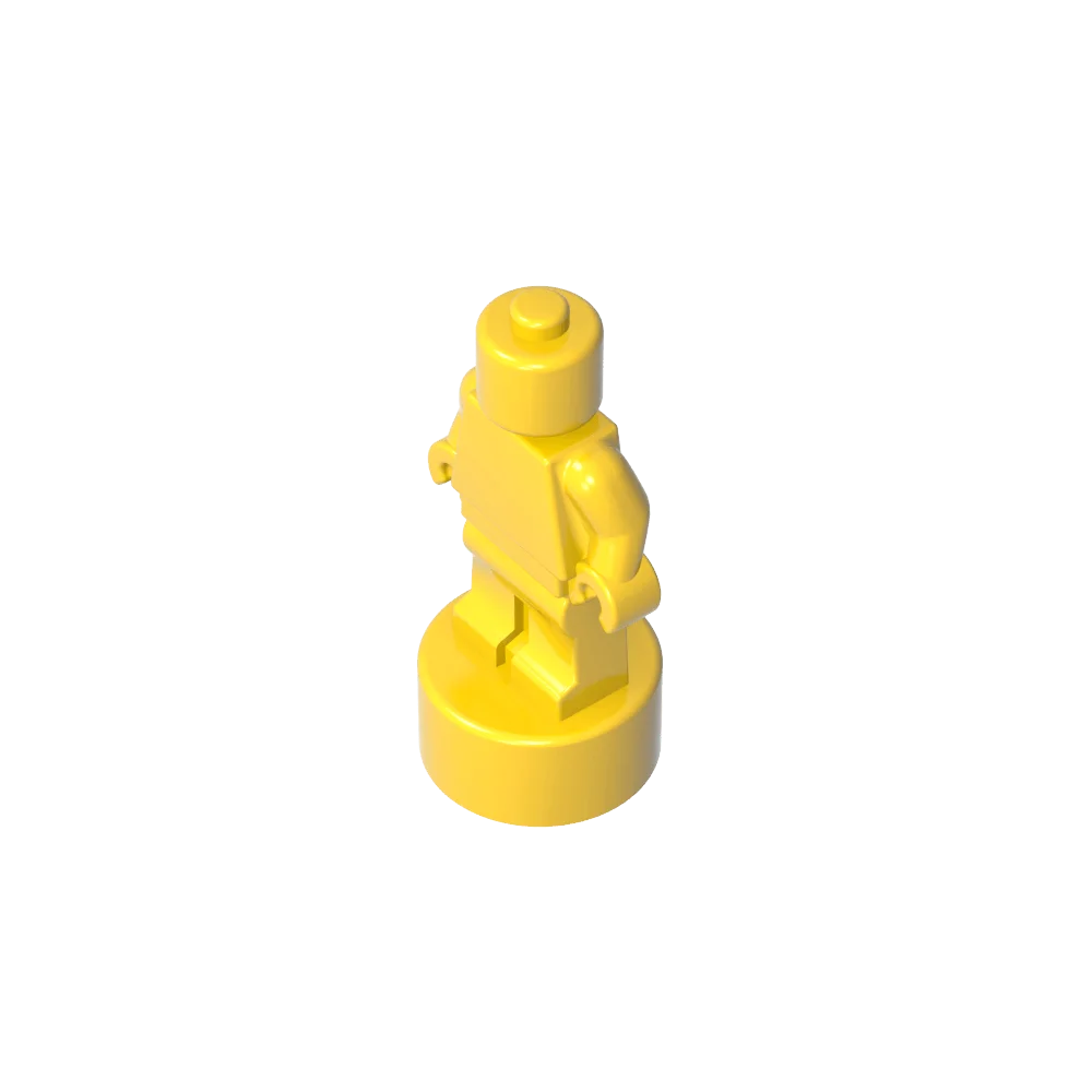 Minifig Trophy Statuette Building Block Part – Compatible Brick Piece