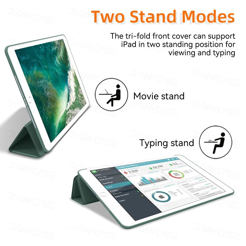 iPad Case for All Models - Multi-Color Protective Cover