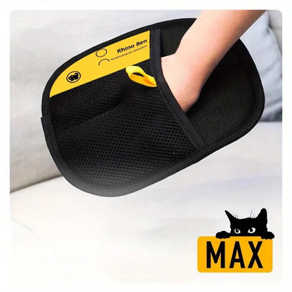 Pet Grooming Glove – Large Hair Removal Mitt for Cats & Dogs