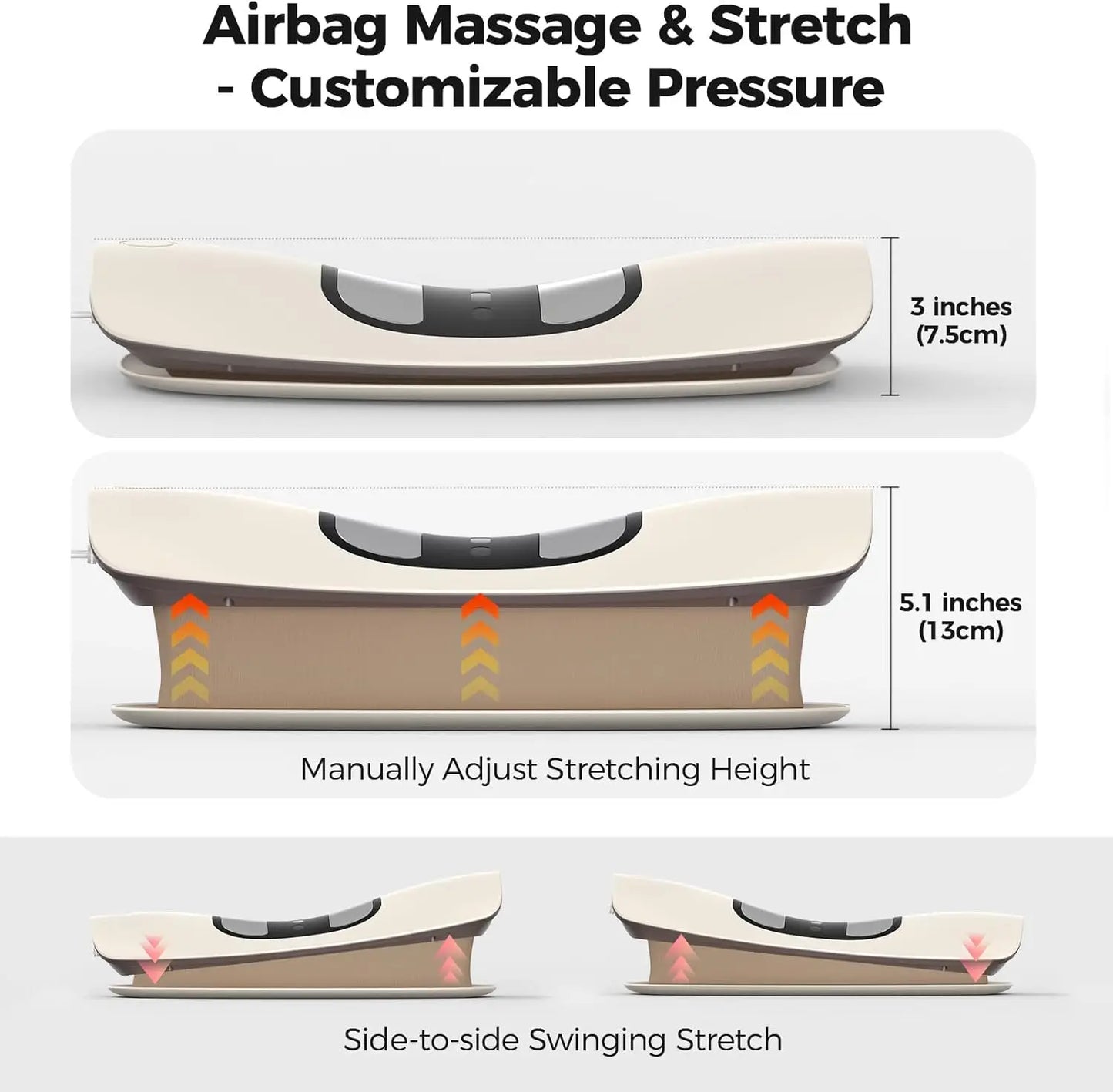 Electric Lumbar Traction Massager – Inflatable Back & Waist Stretcher
