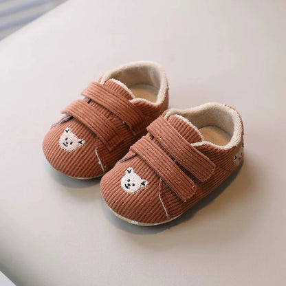 Baby Bear Sneakers Soft Sole First Walker Shoes for Boys & Girls 0-18M