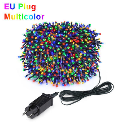 Waterproof LED Fairy String Lights – RGB, Warm White & White, 10–100m