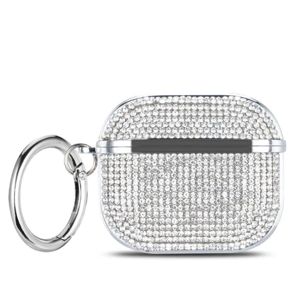 Rhinestone Bling AirPods Case with Keychain – Glitter Cover for Women