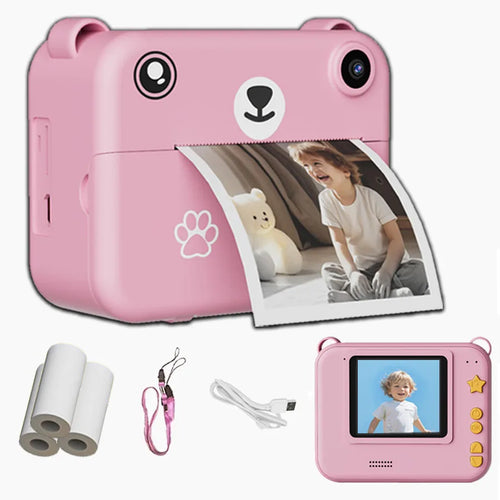 Kids Instant Print Camera with Thermal Printer & 1080p HD Video
