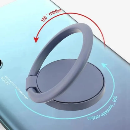 Ultra-Thin Phone Ring Holder 360° Rotating Finger Grip & Car Mount