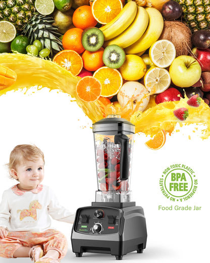 BioloMix 2200W Professional Heavy Duty Blender – Commercial Grade Smoothie & Food Processor