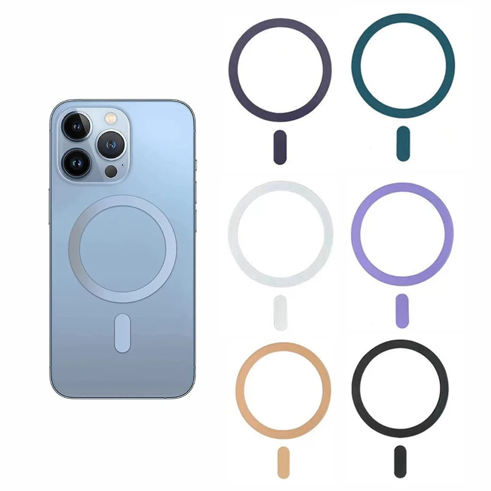 MagSafe Metal Ring Sticker for Magnetic Phone Mount & Wireless Charging