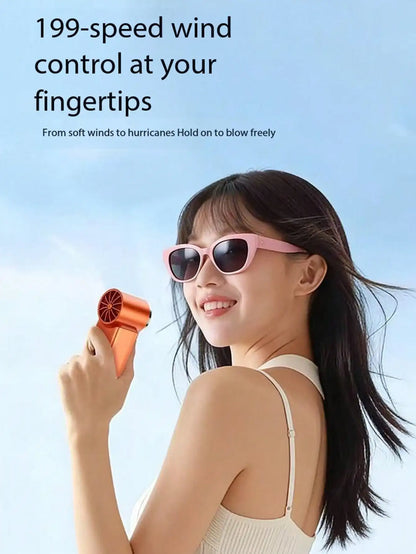 Mini Handheld USB Turbo Fan Portable Personal Desk Fan