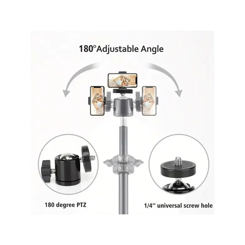 Phone Tripod Stand – Adjustable Selfie & Live Streaming Tripod