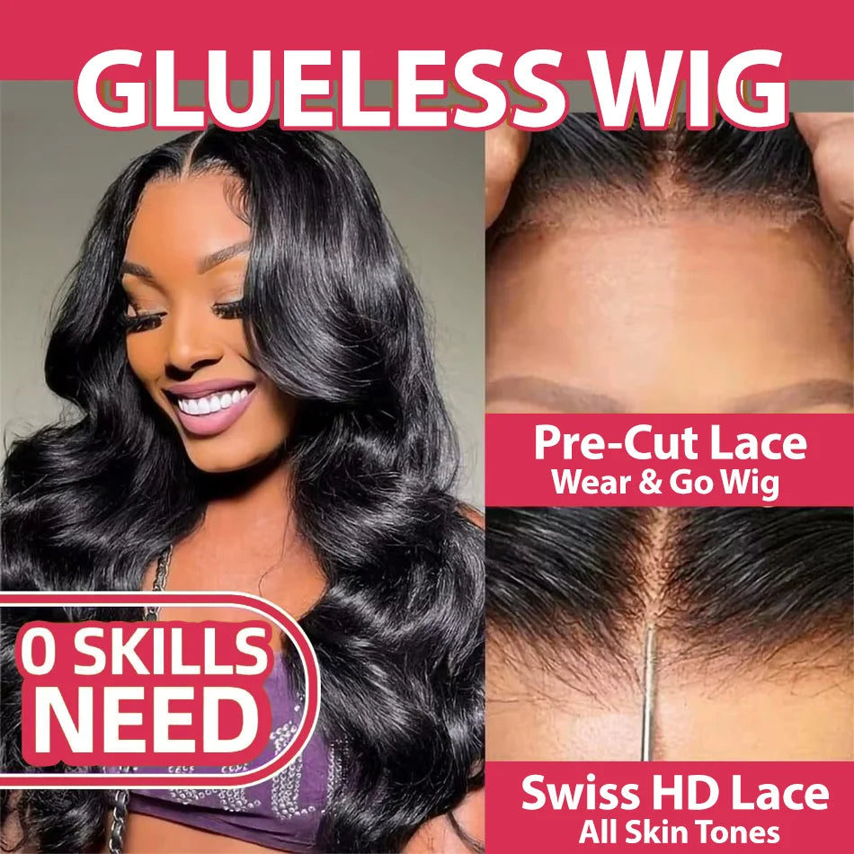 13x6 HD Lace Body Wave Human Hair Wig – Remy, Glueless